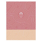 Tea towel Néo Art Déco 2024 Pink 60x80 100% cotton, , hi-res image number 0
